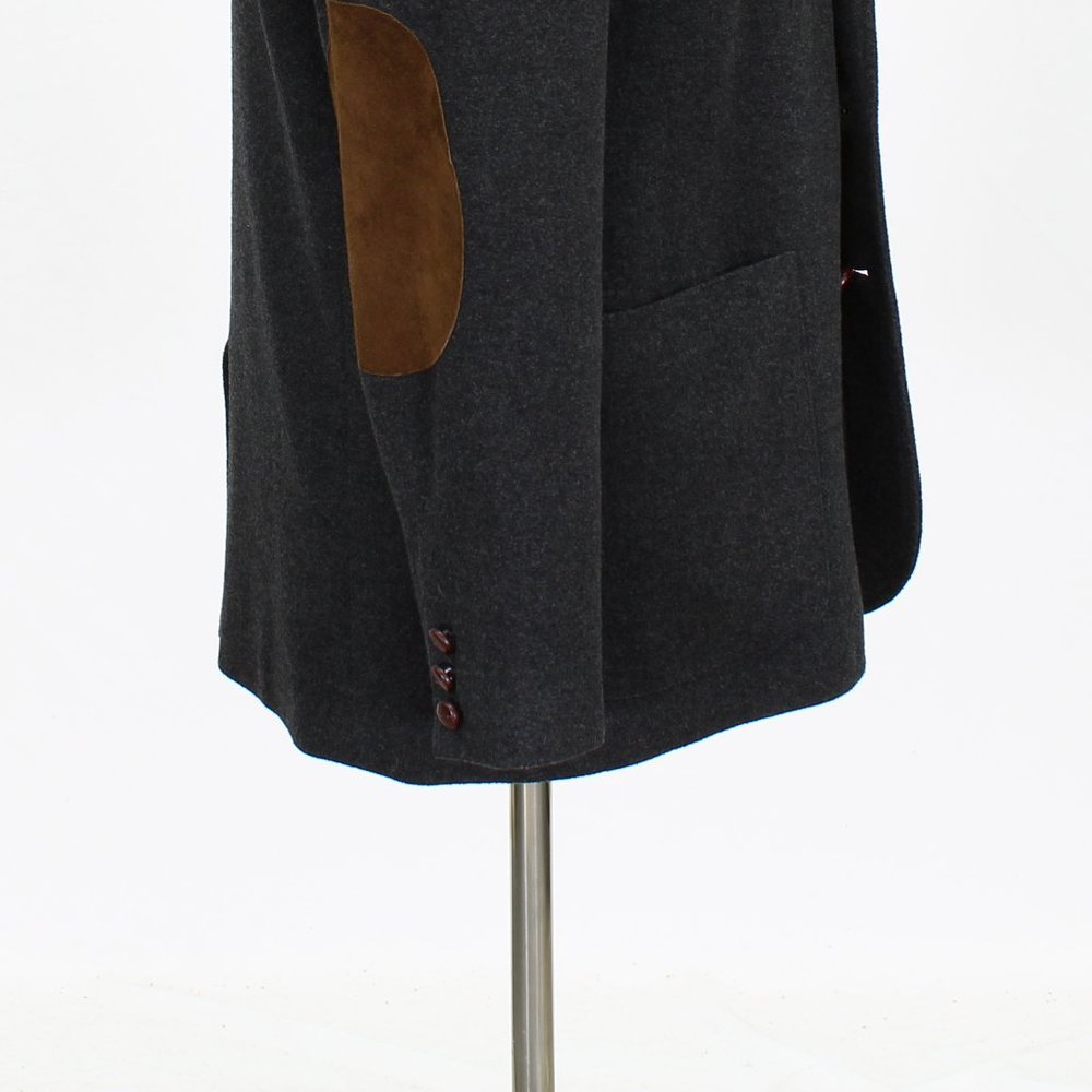 Gap M Gray Wool Elbow Patch Three Button Casual B… - image 8